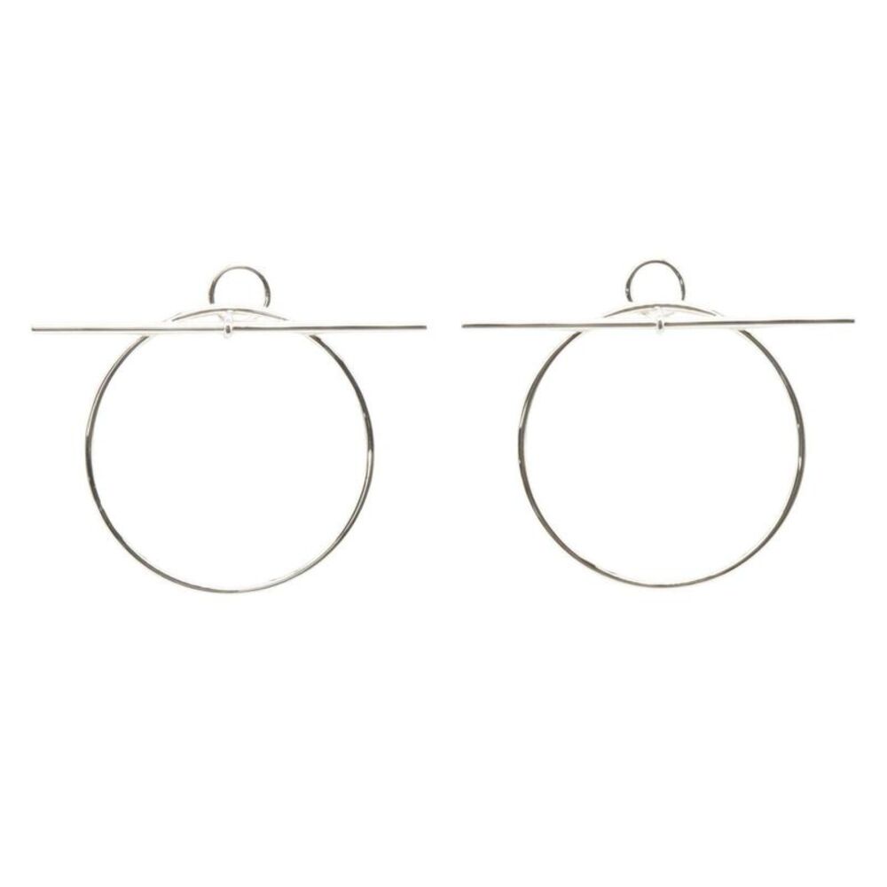 Hermes Loop Silver925 Earrings